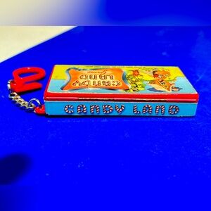 Vintage Candy Land Minature Game Keychain w/ Actual Game Pieces, c. 2000